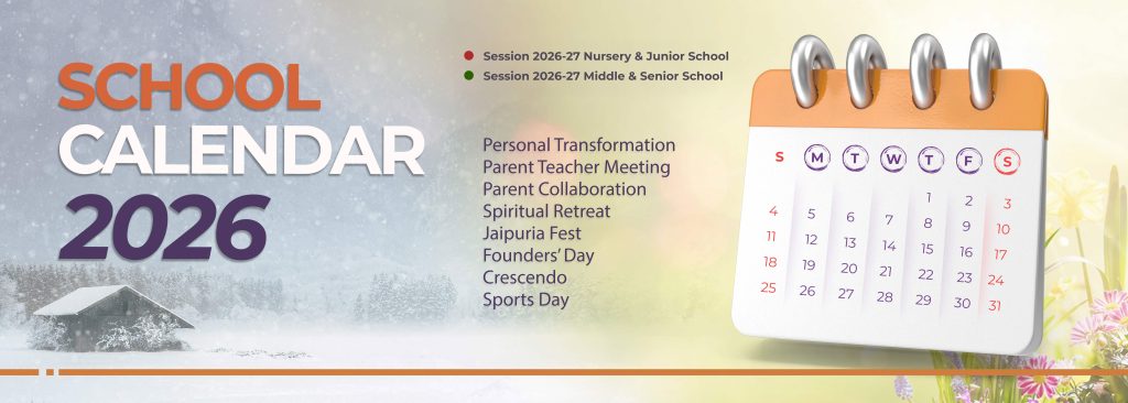 Academics Calender-2026| Seth M.R. Jaipuria School Vineet Khand Gomti Nagar Lucknow
