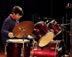 A musical set played on drums