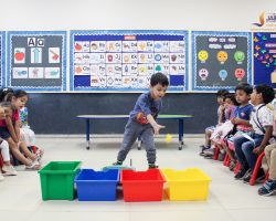 Identifying and sorting objects based on primary colours