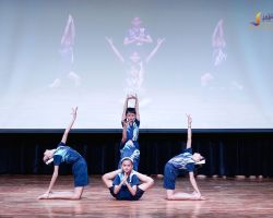 Our little yogis showcased an enthralling performance