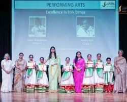 Students who excelled in Folk Dance