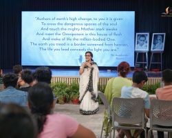 Anjali Ma’am addressing the students