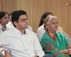 Mr. Karan Kakkar and Prof. Vinod Solanki, sitting in the audience