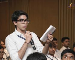 Student asking a question