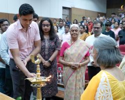 Lighting of the lamp, sorting blessings from the divine