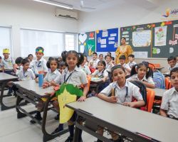 Smiling faces of our junior wing students Best school for kids in Lucknow – Jaipuria, Gomti Nagar