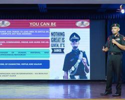 Colonel Patial shared how the army transforms a person.
